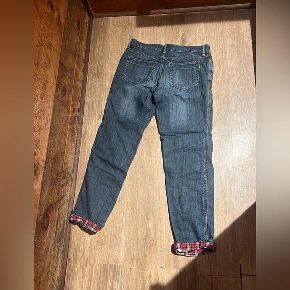 Eddie Bauer flannel lined jeans size 6 - Picture 2 of 4